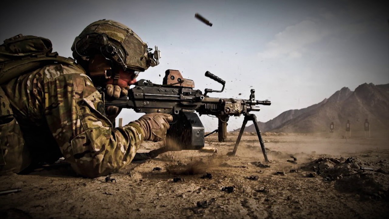 I Have This Old Gun - U.S. M249 Saw Machine Gun