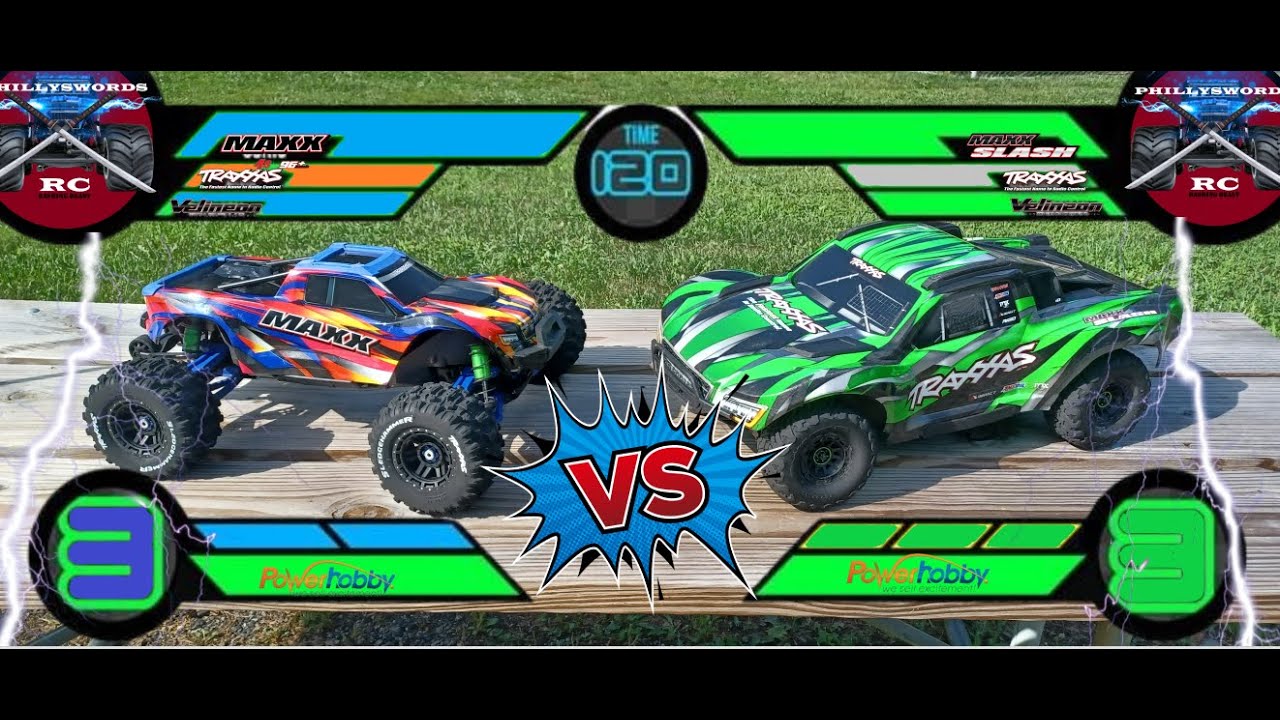 Traxxas Maxx vs Maxx Slash all around