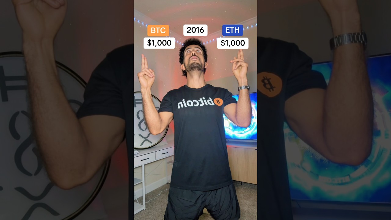 BTC vs. ETH 🤑 #bitcoin #btc #ethereum #eth #crypto