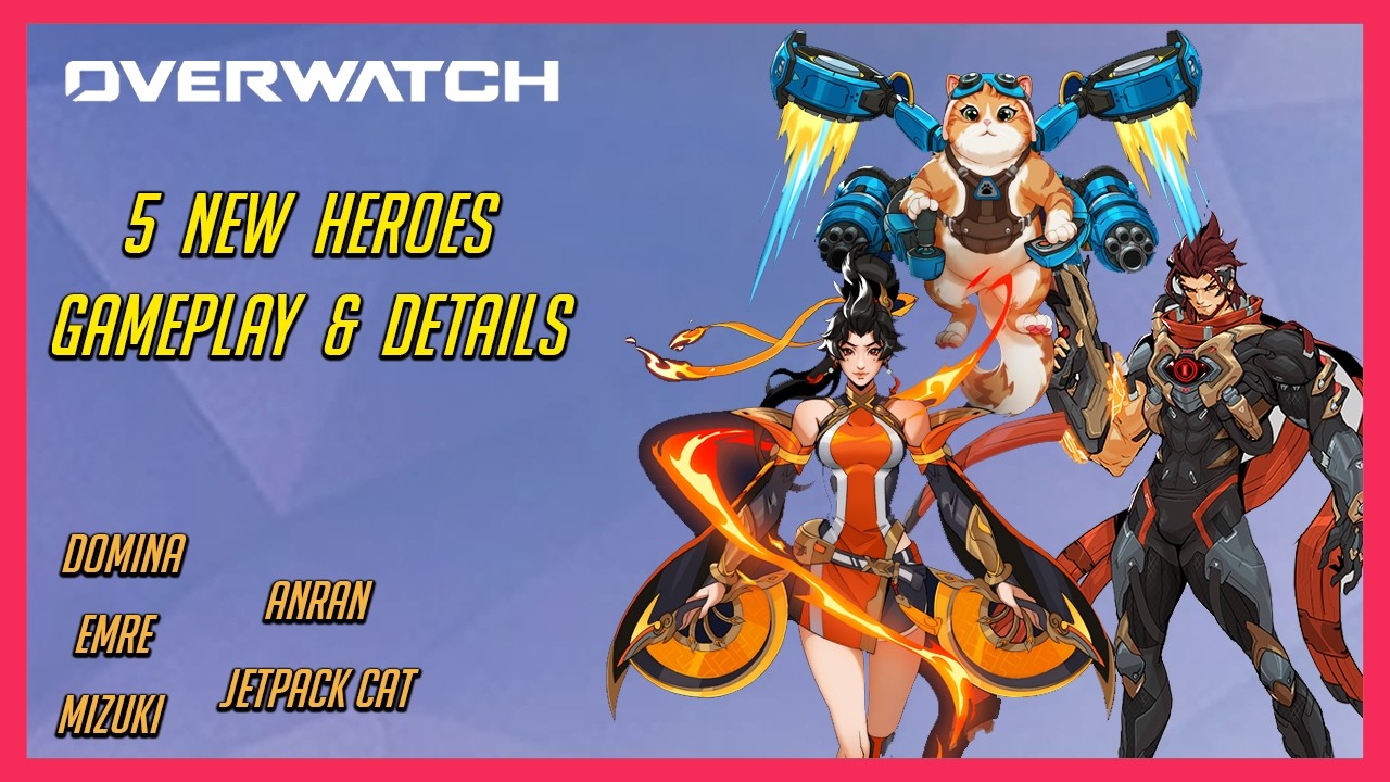 Overwatch - 5 NEW Heroes In-depth Gameplay & Details | Season 1 of 2026 (OW2 Spotlight)