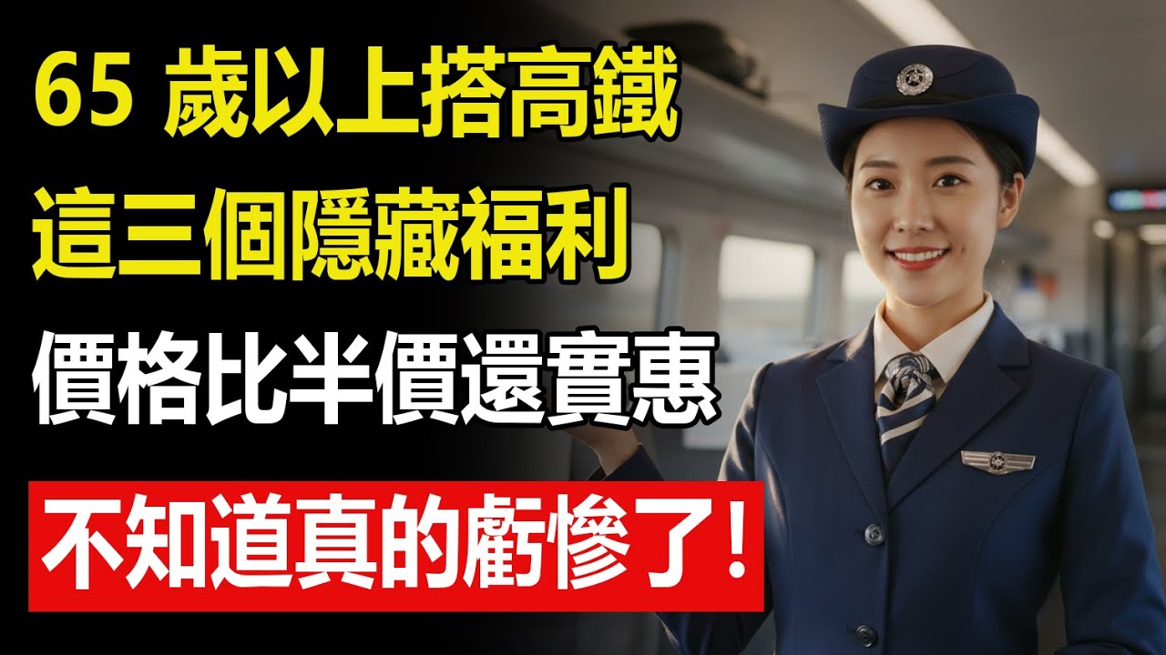 買高鐵「敬老半價票」反倒不划算？內行人沒透露的3個「購票隱藏技巧」！這麼買票比半價更省錢！不少長輩都被蒙在鼓裡！