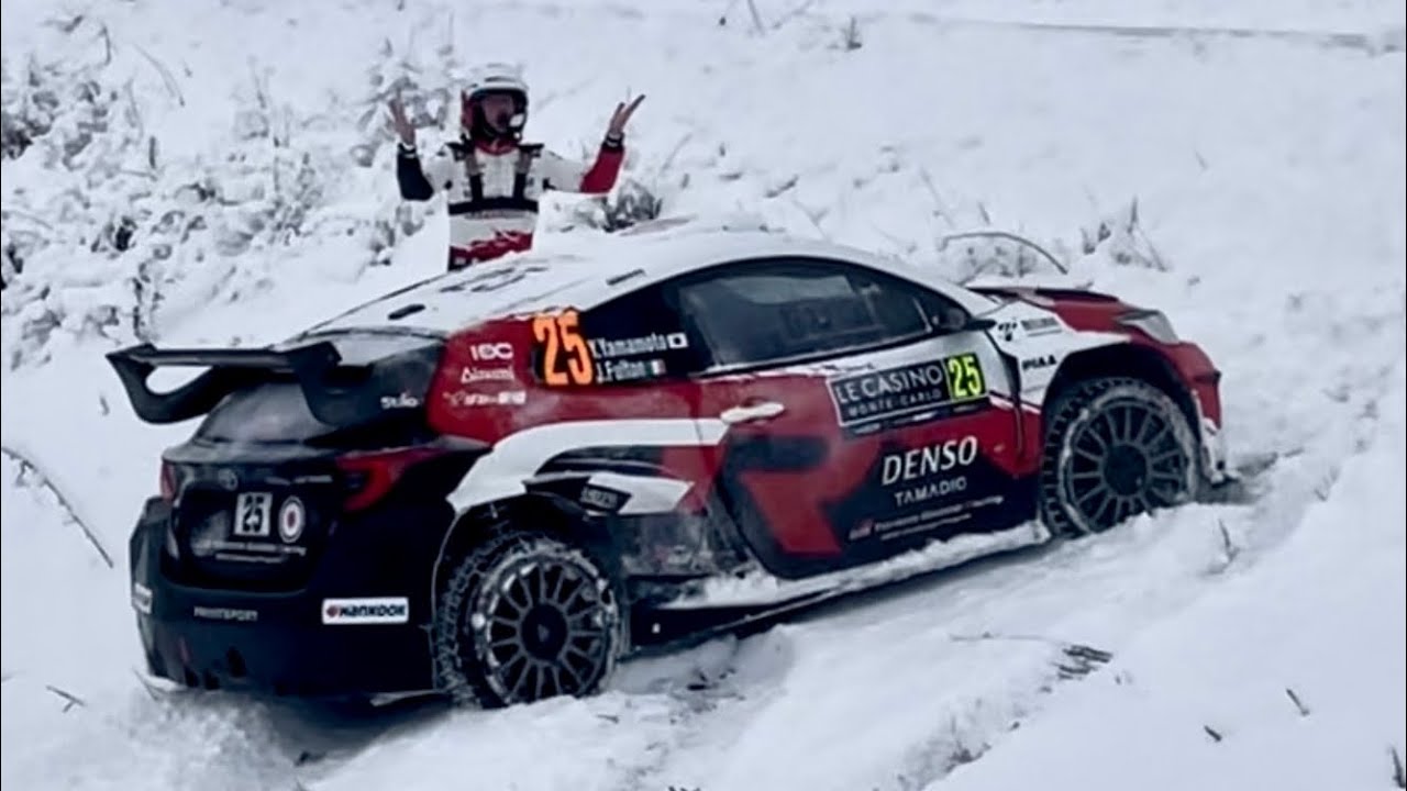 Rally Monte-Carlo 2026 CRASH Yamamoto 