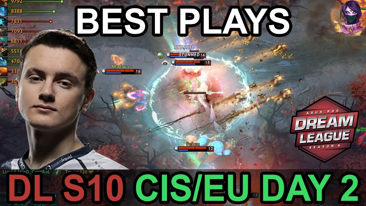 DreamLeague Season 10 Minor BEST PLAYS EU\CIS Day 2 Highlights Dota 2 by Time 2 Dota #dota2