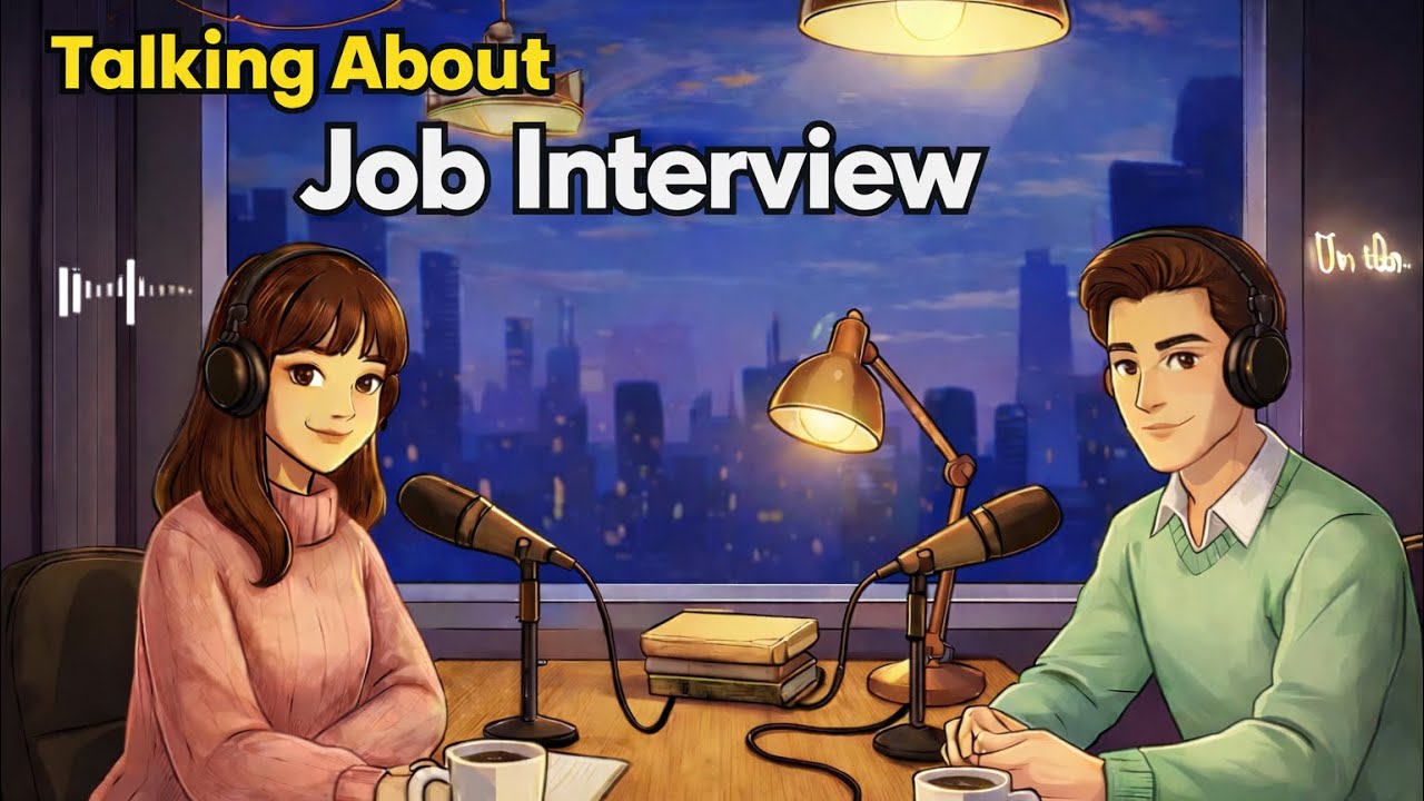How to Talk About Your Job Interview in English | English Conversation Practice