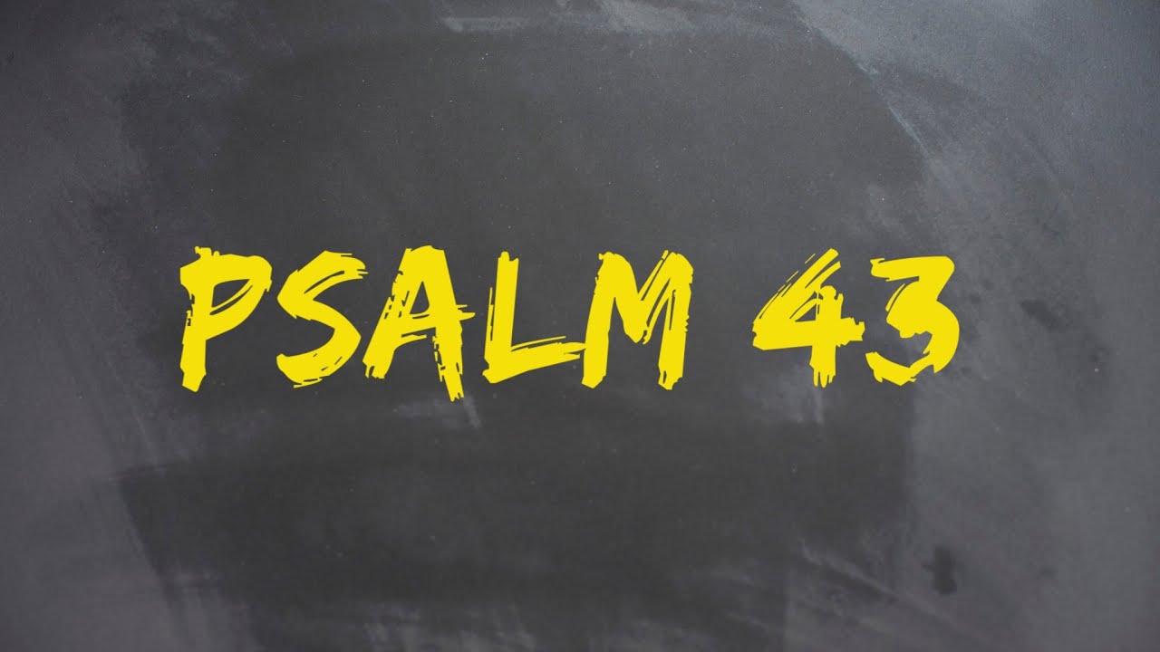 PLASTER MIODU. Psalm 43: Wyrok