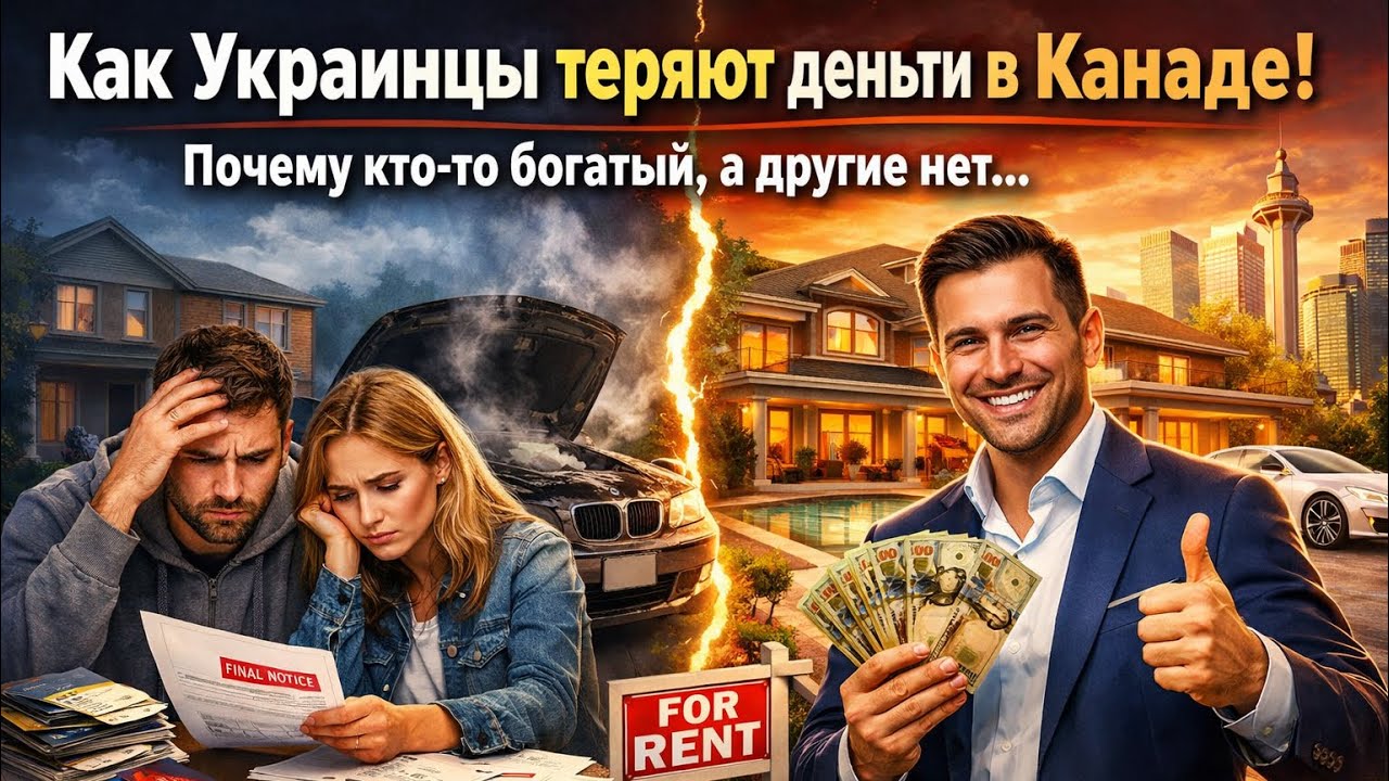 Как Украинцы теряют деньги в Канаде! Почему кто-то богатый а другие нет...