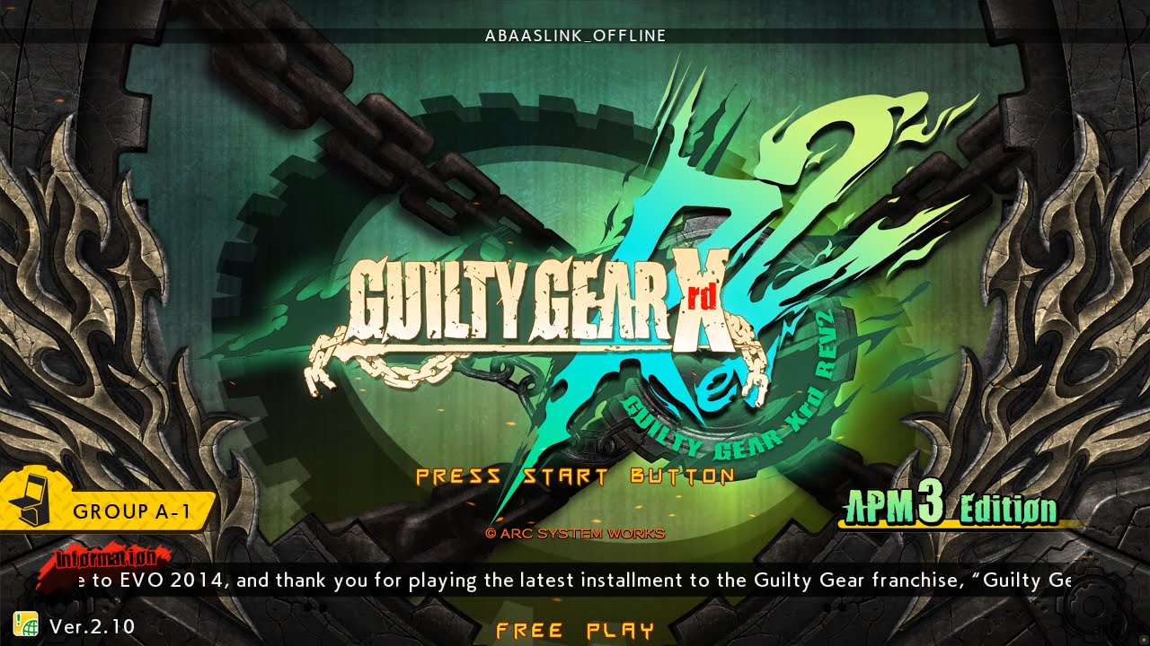Guilty Gear Xrd Rev 2 Arcade