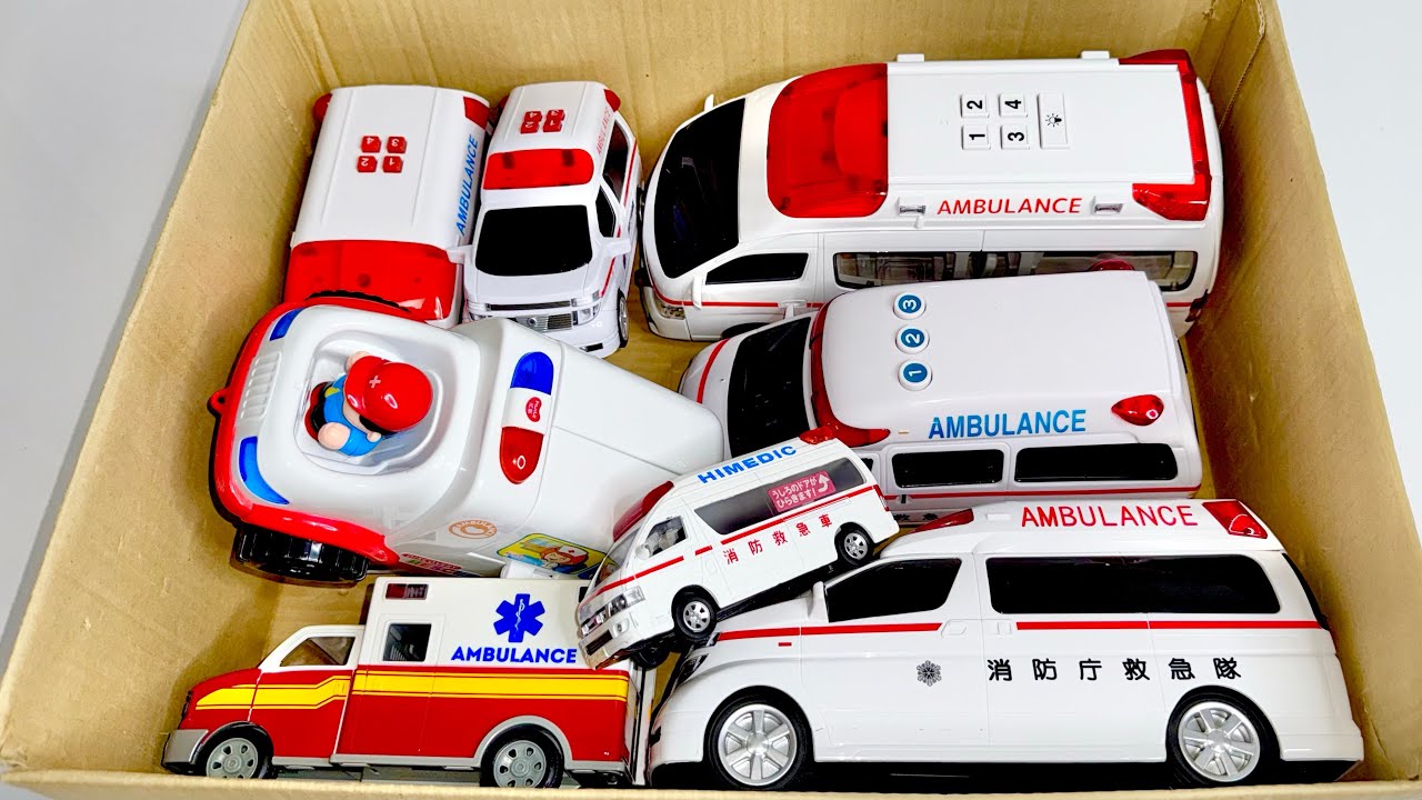 救急車のミニカー坂道走行テスト☆緊急走行しました！ambulance minicar