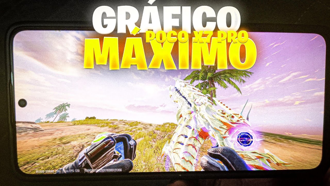 POCO X7 PRO NO BLOOD STRIKE TUDO NO MAXIMO *Travou?*