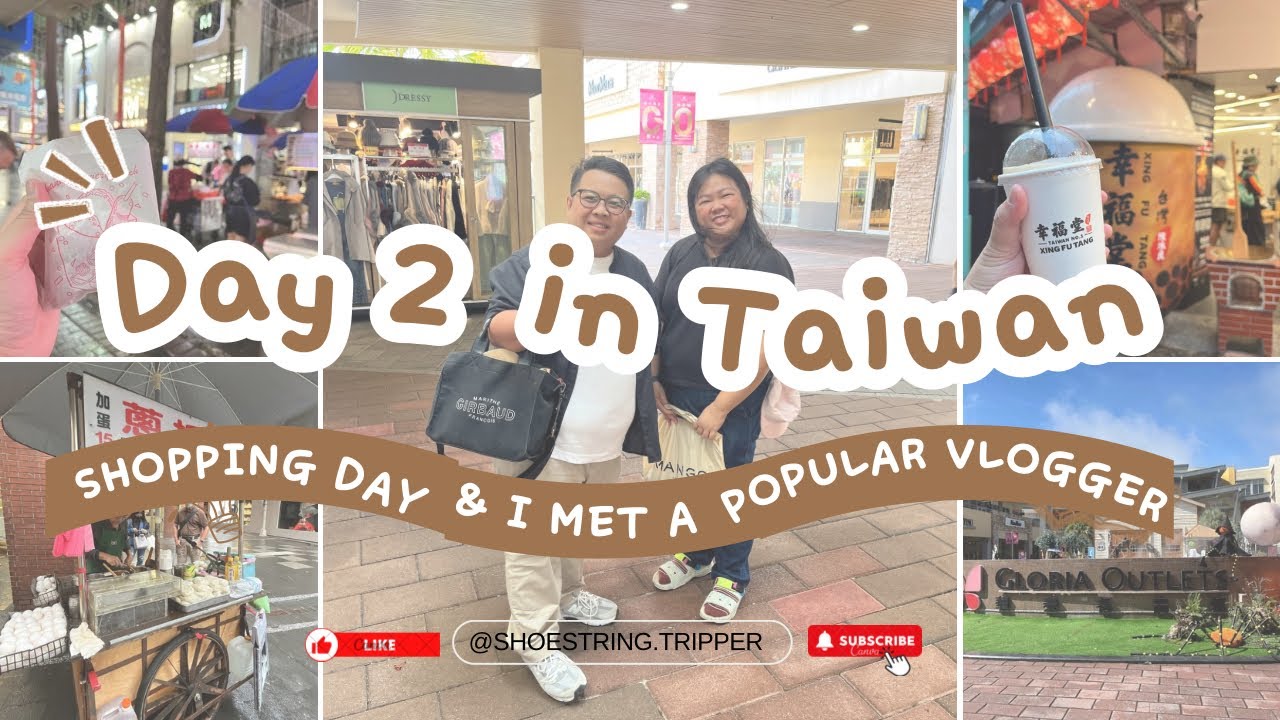 Day 2 in Taiwan  |  HOW TO GO TO GLORIA OUTLETS FROM XIMENDING & VIEW FROM AIRPORT EXPRESS TRAIN