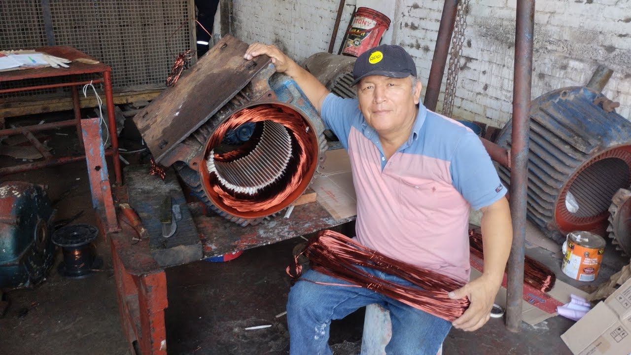 Por que es un Bobinado Imbricado y por qu&eacute; es a doble capa en Motores El&eacute;ctricos.