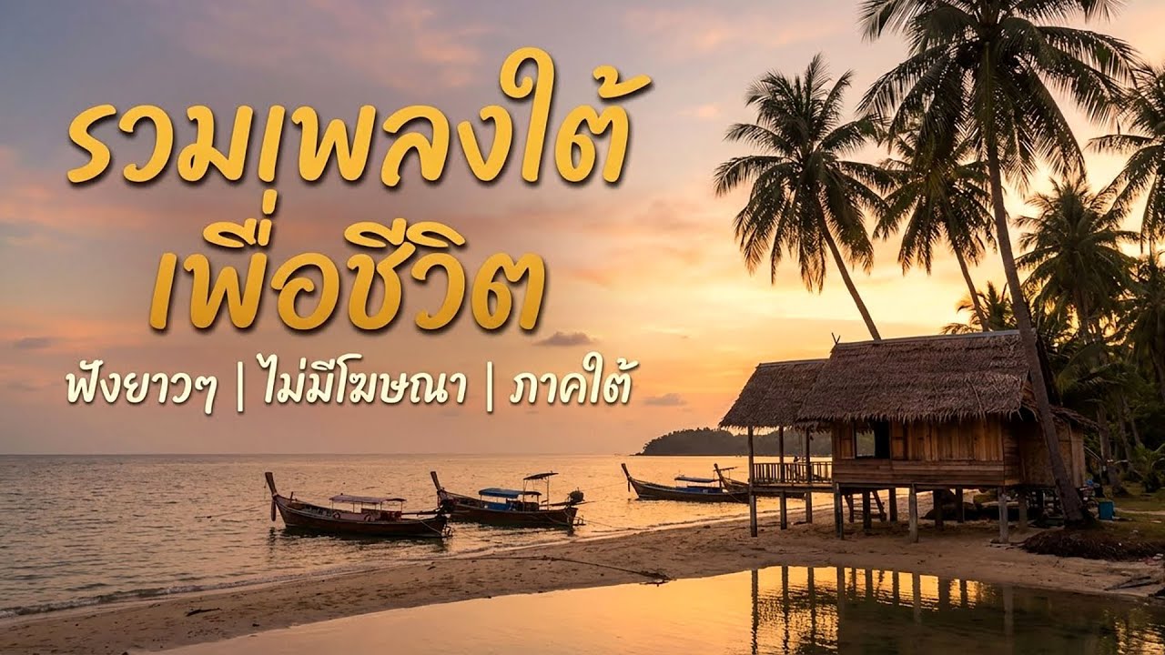 ใหม่ล่าสุด - รวมเพลงใต้เพื่อชีวิต -  ฟังเพลินยาวๆ【LONGPLAY】ไม่มีโฆษณาคั่น - Vol.17