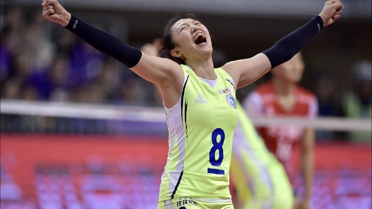 丁霞！这可能是个假二传，丁接应暴扣合辑！