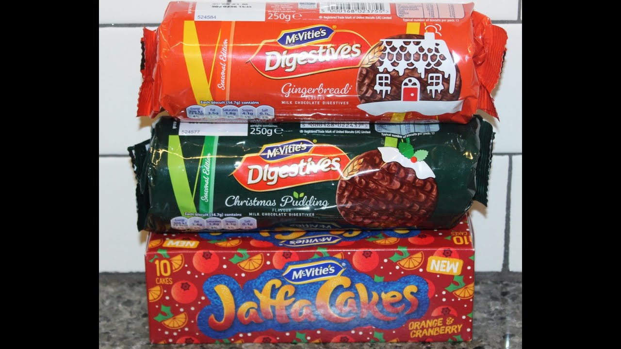 McVitie&rsquo;s: Gingerbread & Christmas Pudding Digestives and Orange & Cranberry Jaffa Cakes Review