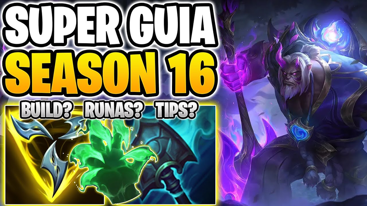 GUIA DE YORICK SEASON 16 | COMO JUGAR YORICK TOP FACIL Y RAPIDO | BUILD, RUNAS, CONSEJOS, TIPS Y MAS