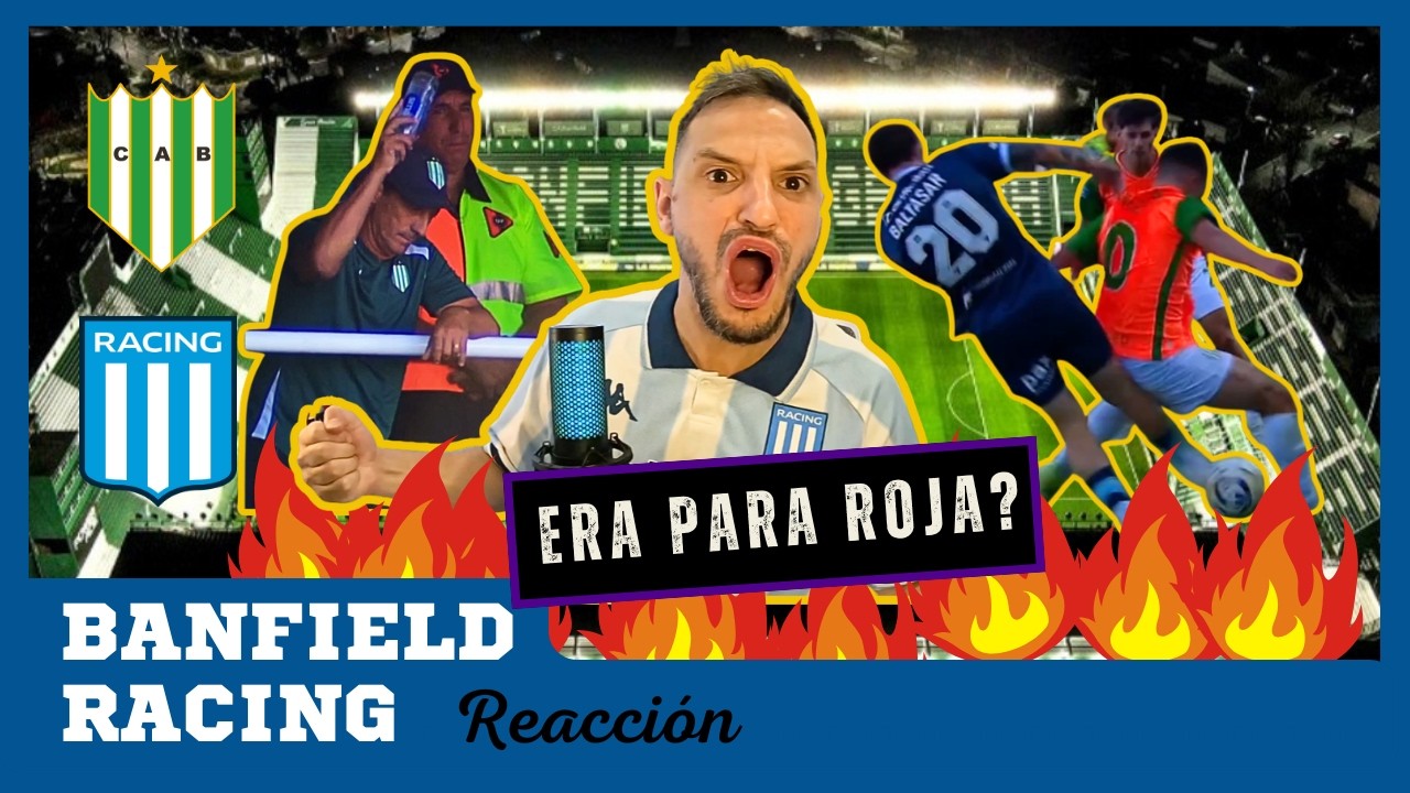 Banfield vs Racing Jrs | Reacción de un hincha | Liga Argentina Apertura 2026.