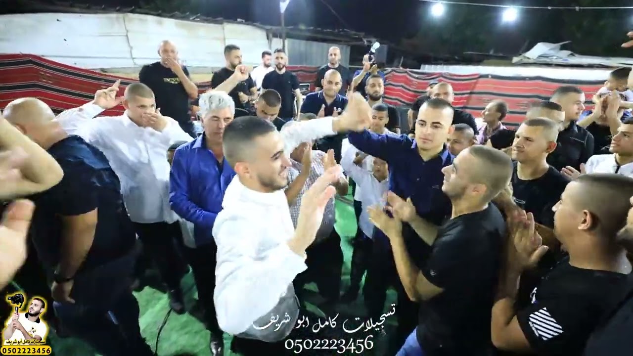 استقبال العريس رشدي الزبارقة مع الفنانين مجد الحجيرات وعاهد الغريفات .... استقبال ناااااااار