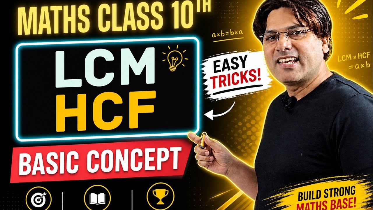 LCM HCF Fastest Way to Find | Real Numbers Class 10th #LCM & HCF in 10 Seconds