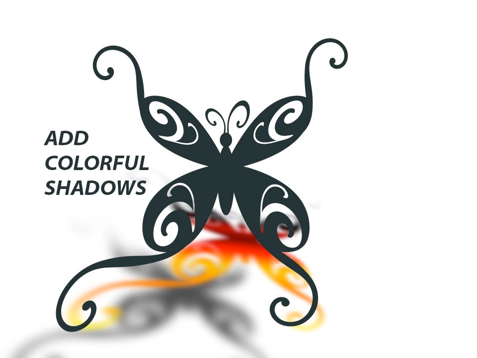 Photoshop CC -- How to Add colorful shadows tutorial