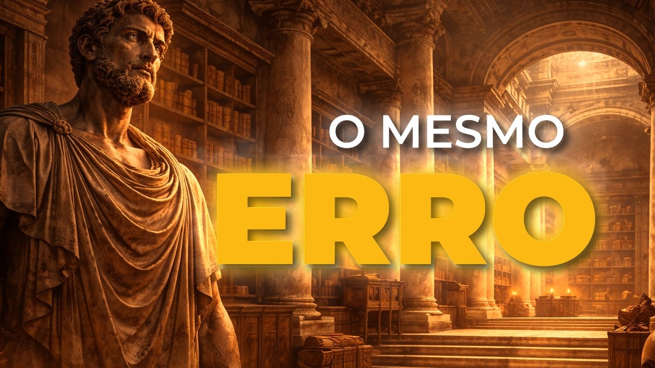 O ERRO que te faz VOLTAR AO ZERO TODA SEMANA (A ARTE ESTOICA) #estoicismo