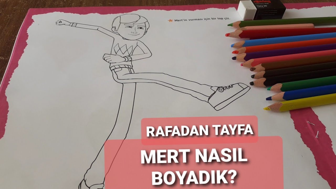 Rafadan Tayfa Etkinlikli Boyama Kitabım-2 Mert Boyama