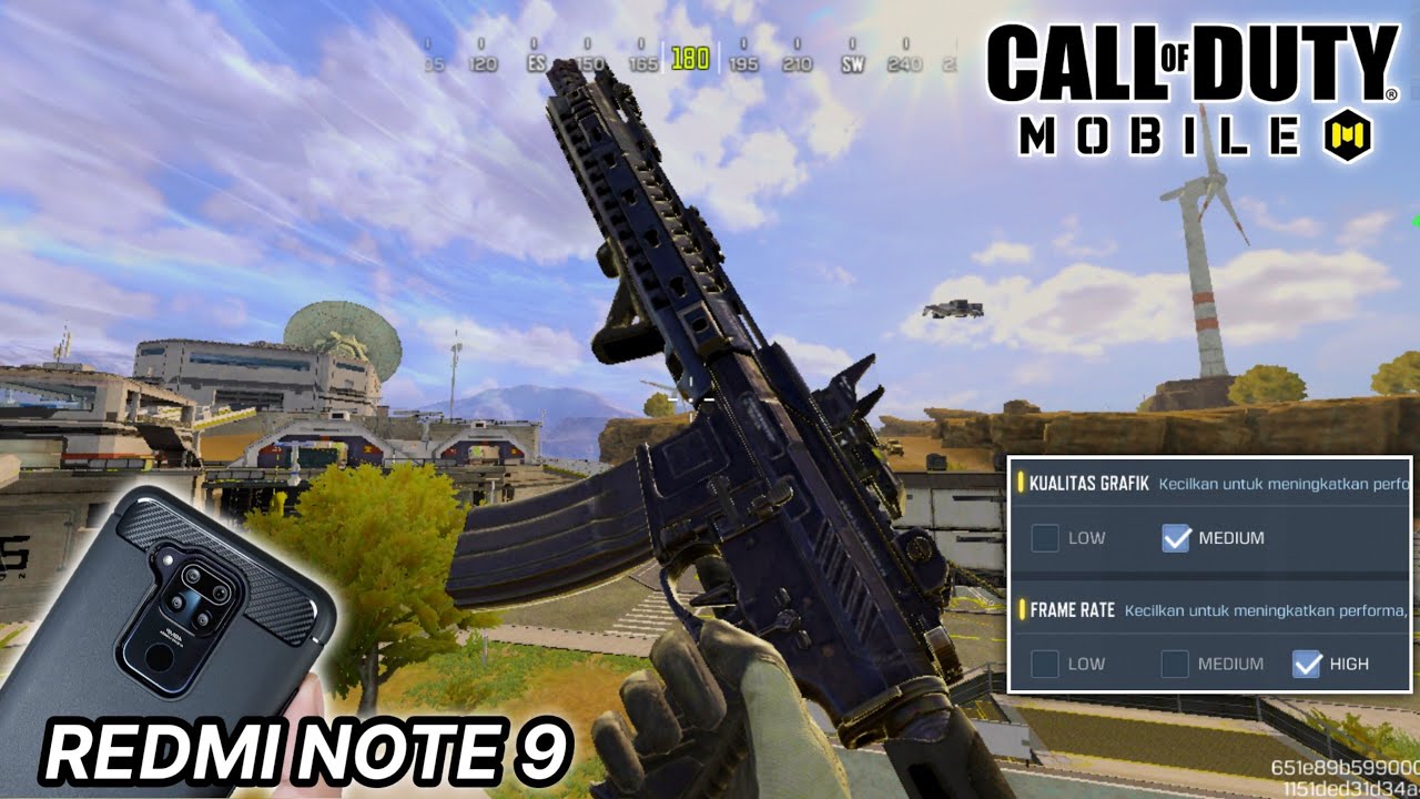 Call of Duty Mobile Redmi Note 9 gameplay test