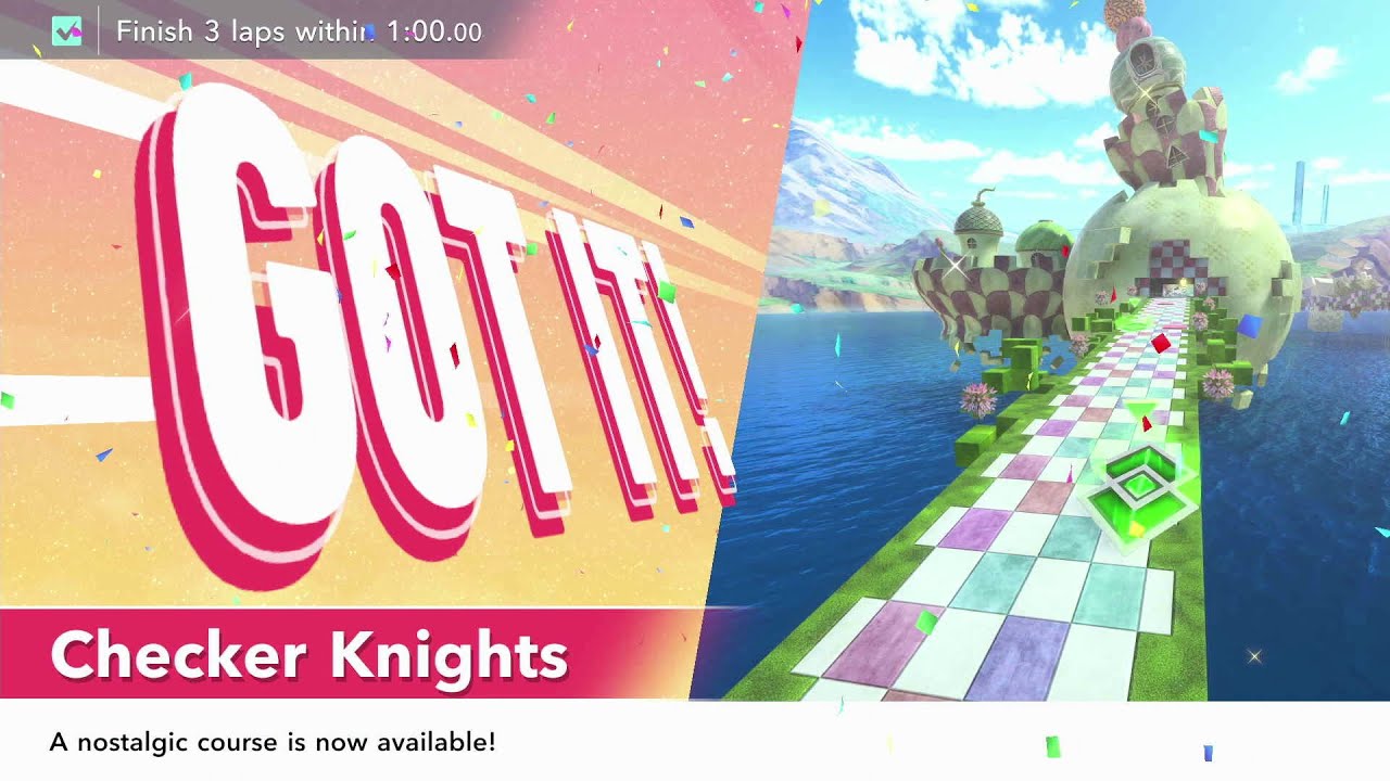 Kirby Air Riders - Unlocking Checker Knights Track