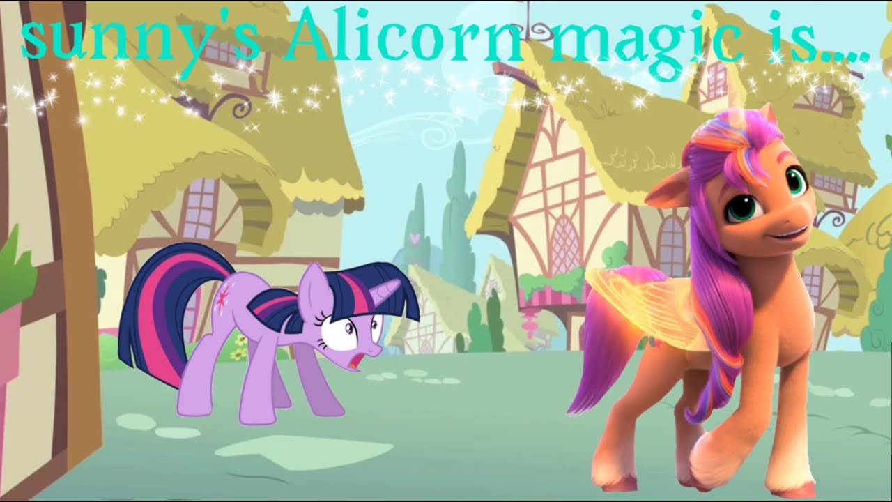 Mlp Sunny’s Alicorn magic is…               #mlps #mylittlepony #cool #art