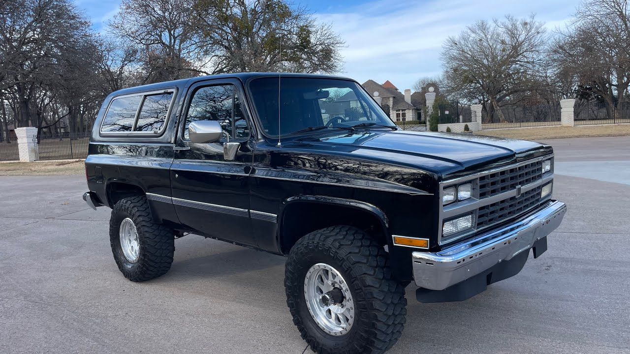 1989 Chevy Blazer for sale, rebuilt motor with performance upgrades. $29,900 located in Texas 