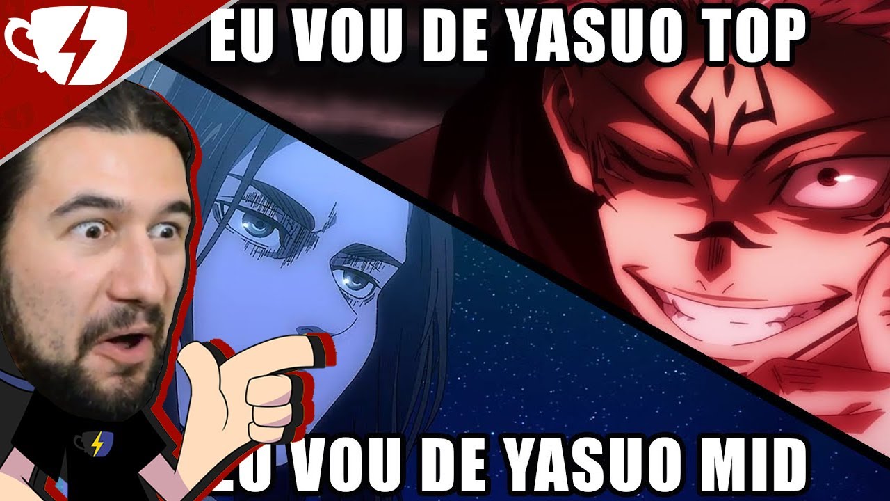 Sukuna e Eren jogam League of Legends | React do Trovão (@enginelobo)