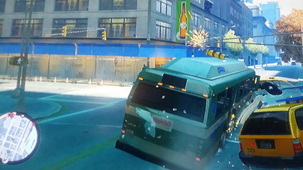 GTA 4 sticky bomb and grenade launcher rampage