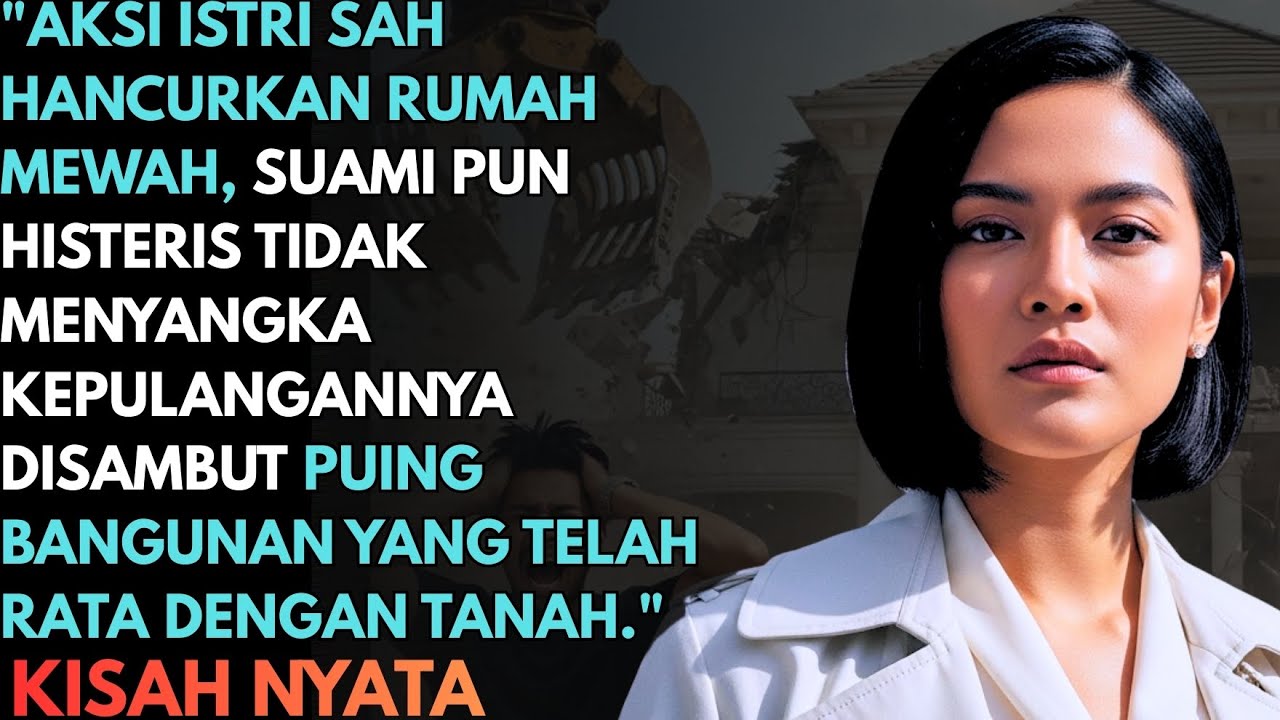 SUAMIKU HISTERIS SAAT MELIHAT RUMAH MEWAHNYA KUHANCURKAN, ITULAH BALASAN SAAT KAU BERSELINGKUH!