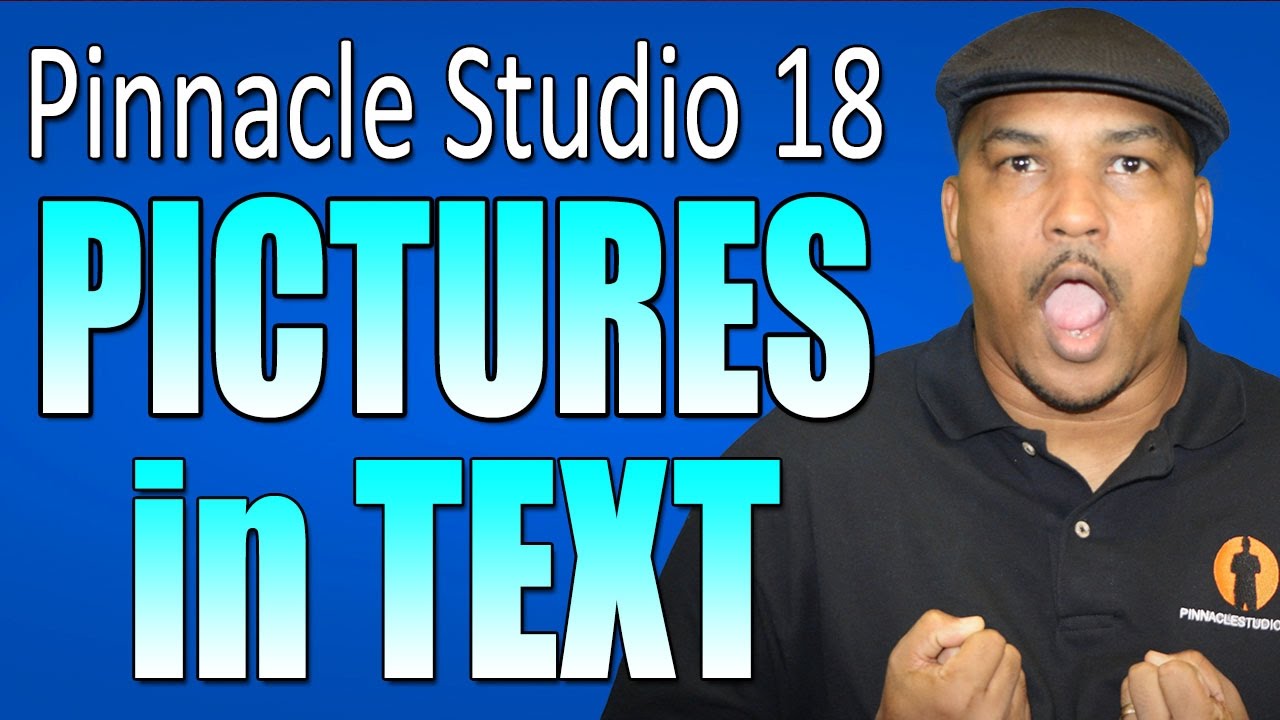 How To Add Pictures To Title Editor / Text using Pinnacle Studio