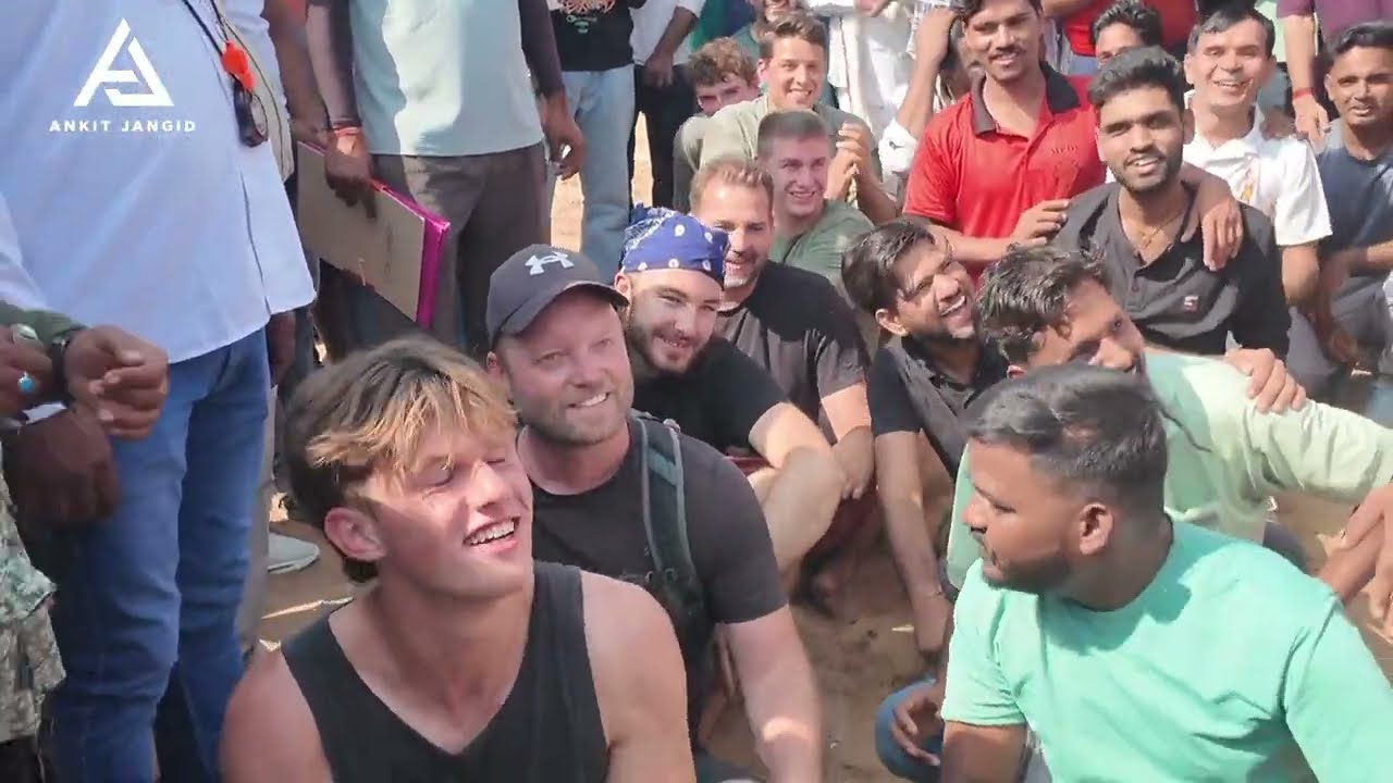 🔥 Kabaddi Battle in Pushkar | Foreigners vs Indians | Full Match Highlights 🇮🇳🌍