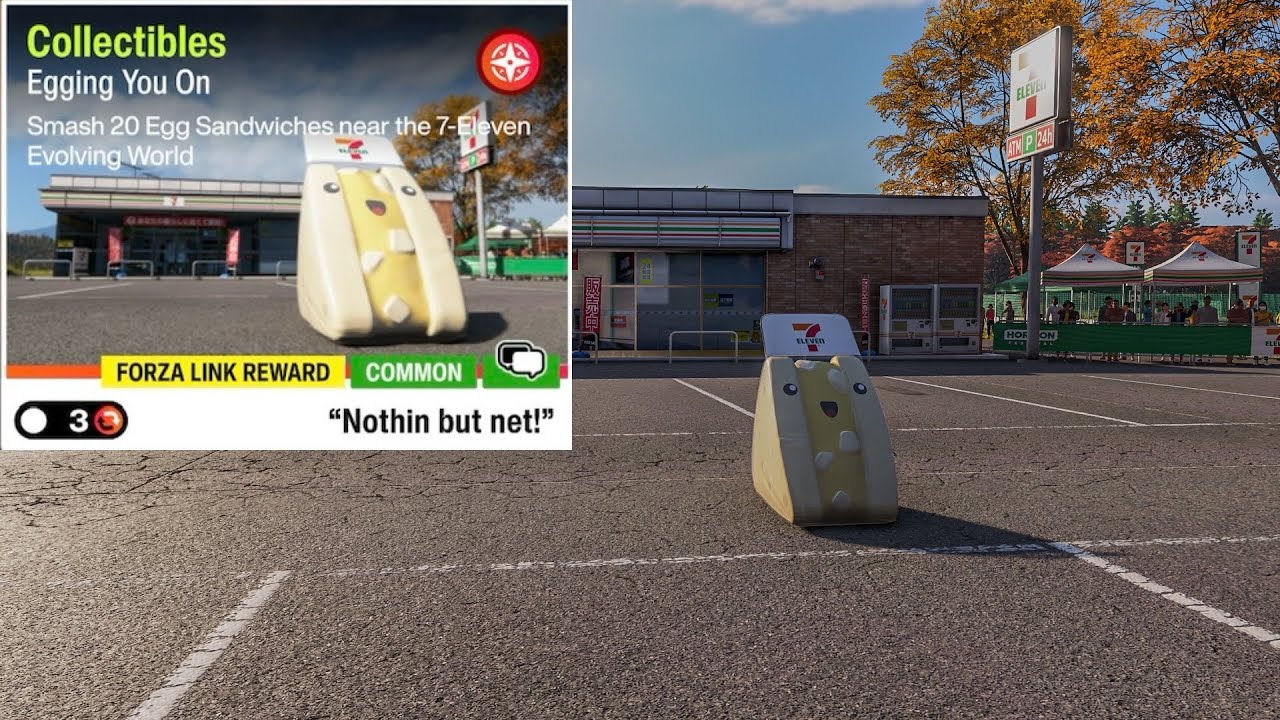 Forza Horizon 6 Egging You On Collectibles -7- Eleven Evolving World Location {Autumn Season}