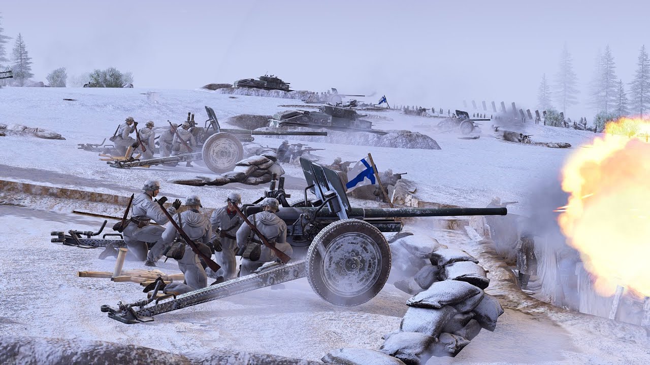 FINNISH LINE DEFENSE BATTLE - The Winter War | Call To Arms: Gates of Hell