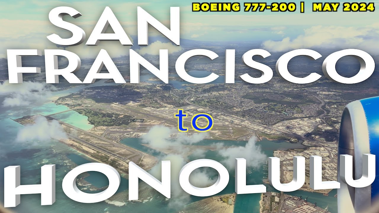 Flying San Francisco to Honolulu | United Air | Boeing 777-200 | Full Flight Trip Report SFO HNL