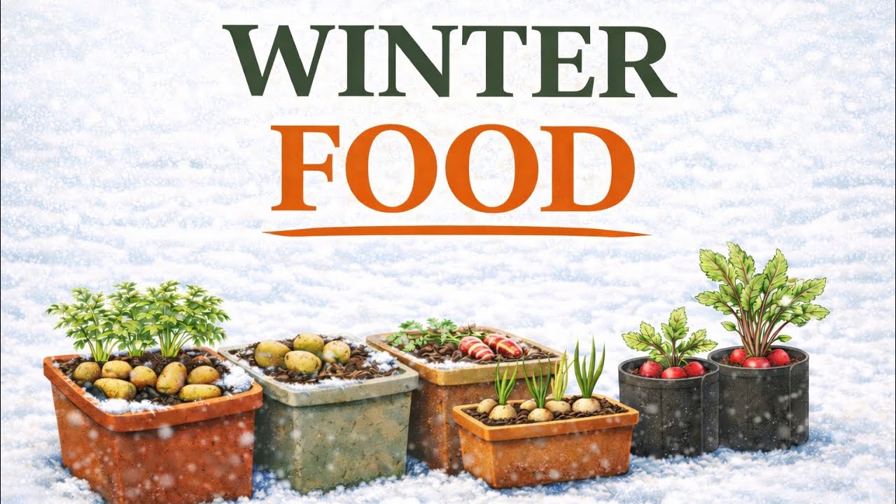 FREE Food All Winter: 5 Cold-Hardy Crops For Balconies and Small Yards