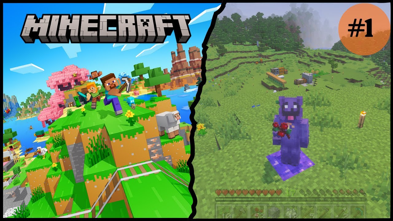 On commence une aventure minecraft !!✨ (ft @MU_Sashkaa et Léana✨)