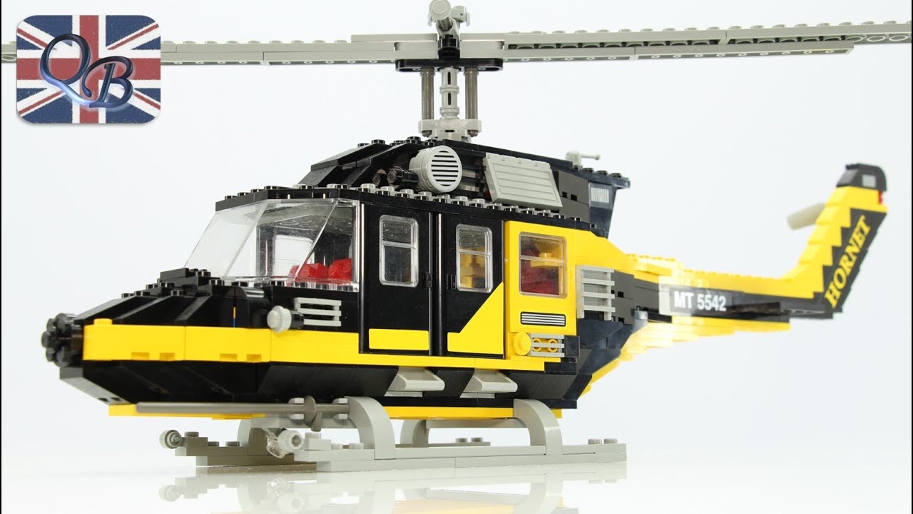 LEGO Team Model Black Thunder Helicopter 5542 Stop motion Speed Build (review and build)