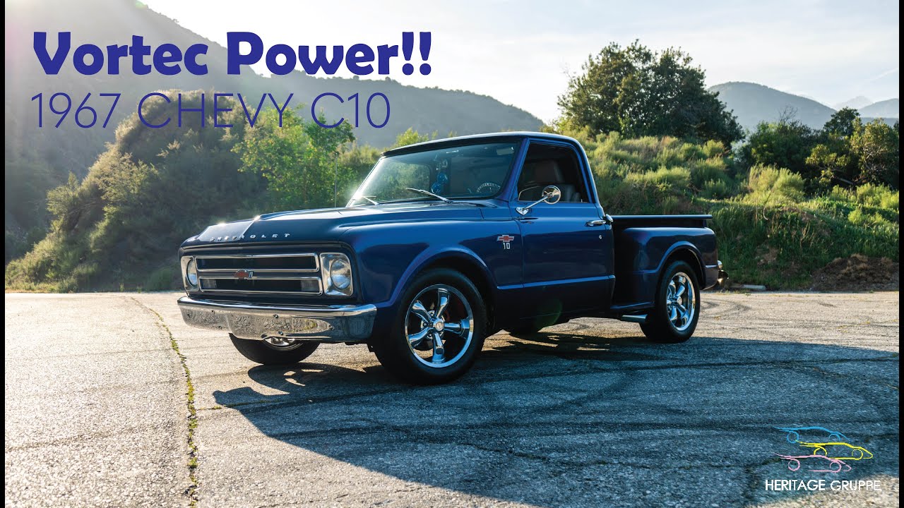 Vortec Powered 1967 Chevy C10 Stepside - LA Dodgers! - LIVE AT AUCTION - Heritage Gruppe
