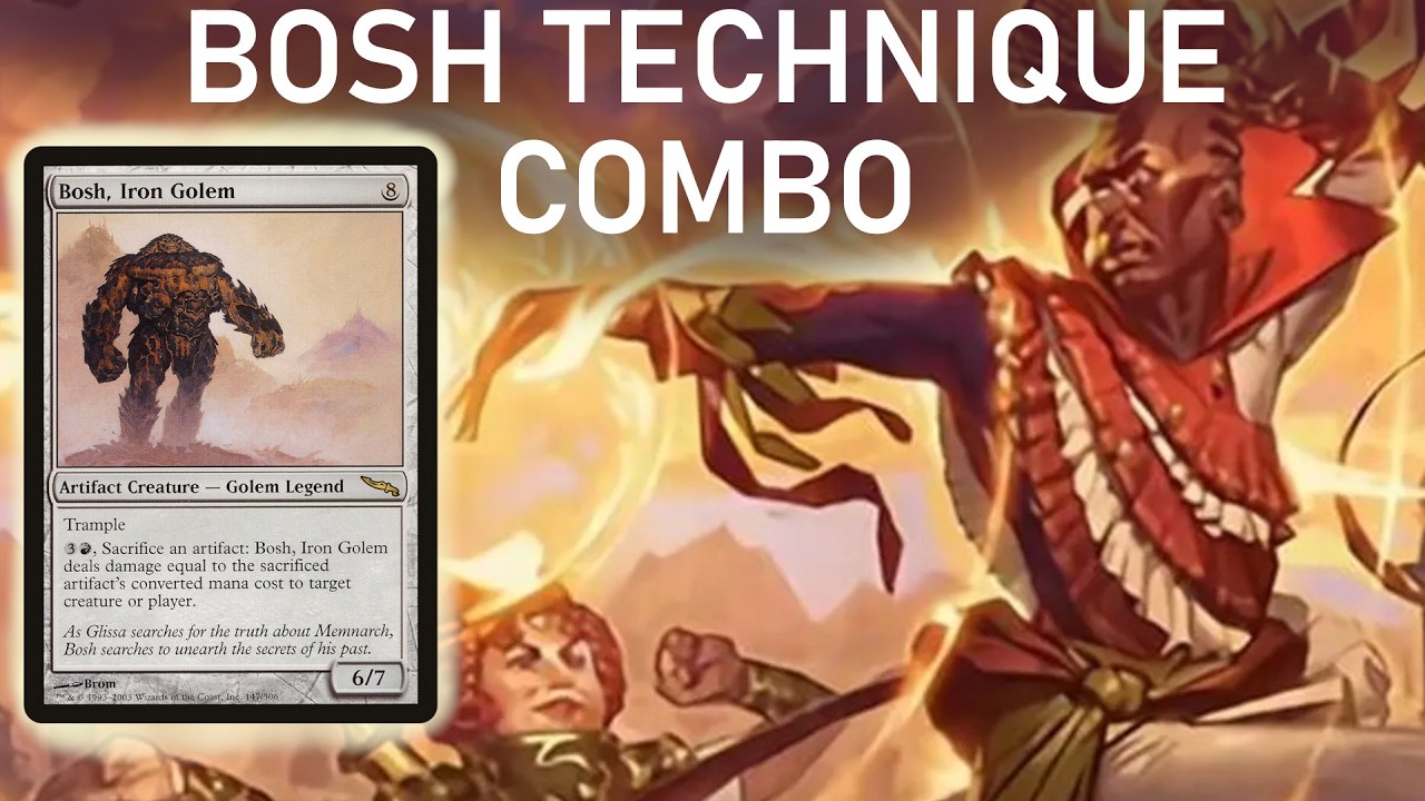 ЖЕЛЕЗНАЯ ТЕХНИКА! Комбо Legacy Creative Technique &laquo;Река Миссисипи&raquo; с участием Bosh, Iron Golem MTG