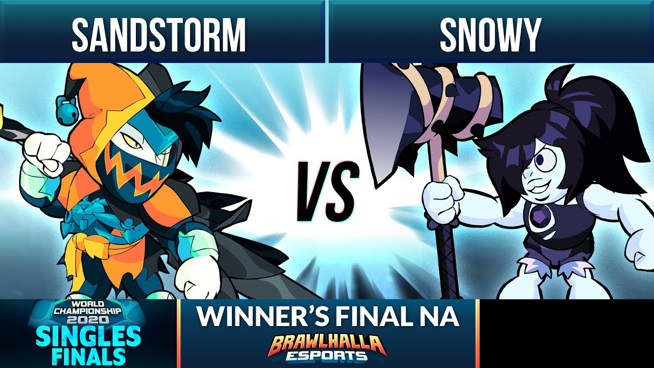 Sandstorm vs Snowy - Winner's Final - Brawlhalla World Championship 2020 - 1v1 NA
