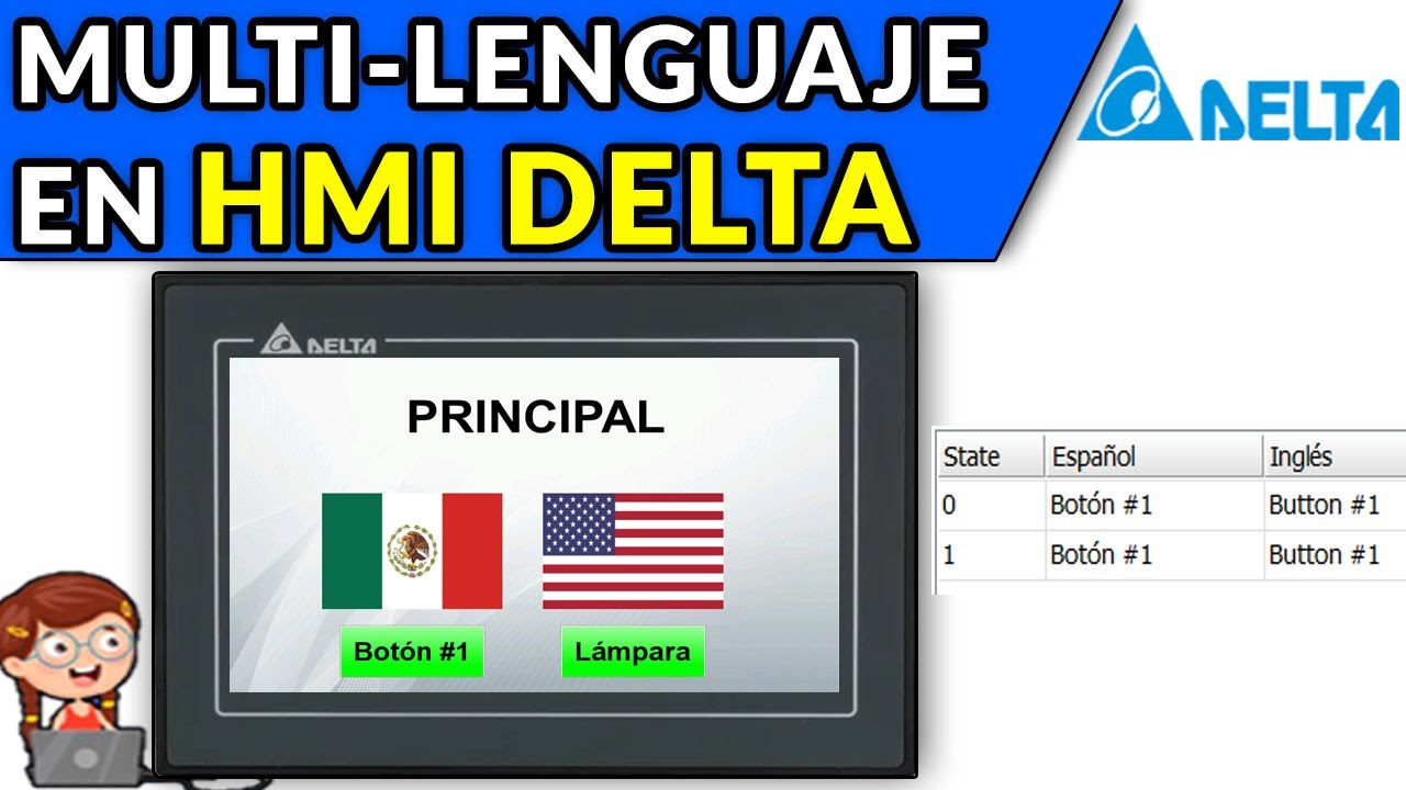 🔵✅HMI DELTA - CREAR MULTI-LANGUAGE // MULTILENGUAJE