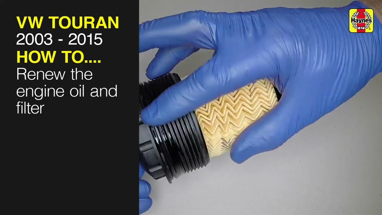 How to Renew the engine oil and filter on the VW Touran 2003 to 2015