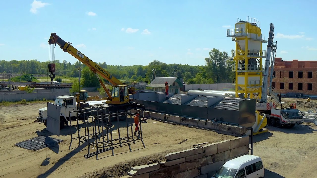 HOW DO YOU ERECT AN ASPHALT PLANT? - MARINI TOP TOWER 3000 ASFALT PLENTİ KURULUM SÜRECİ - KIEV