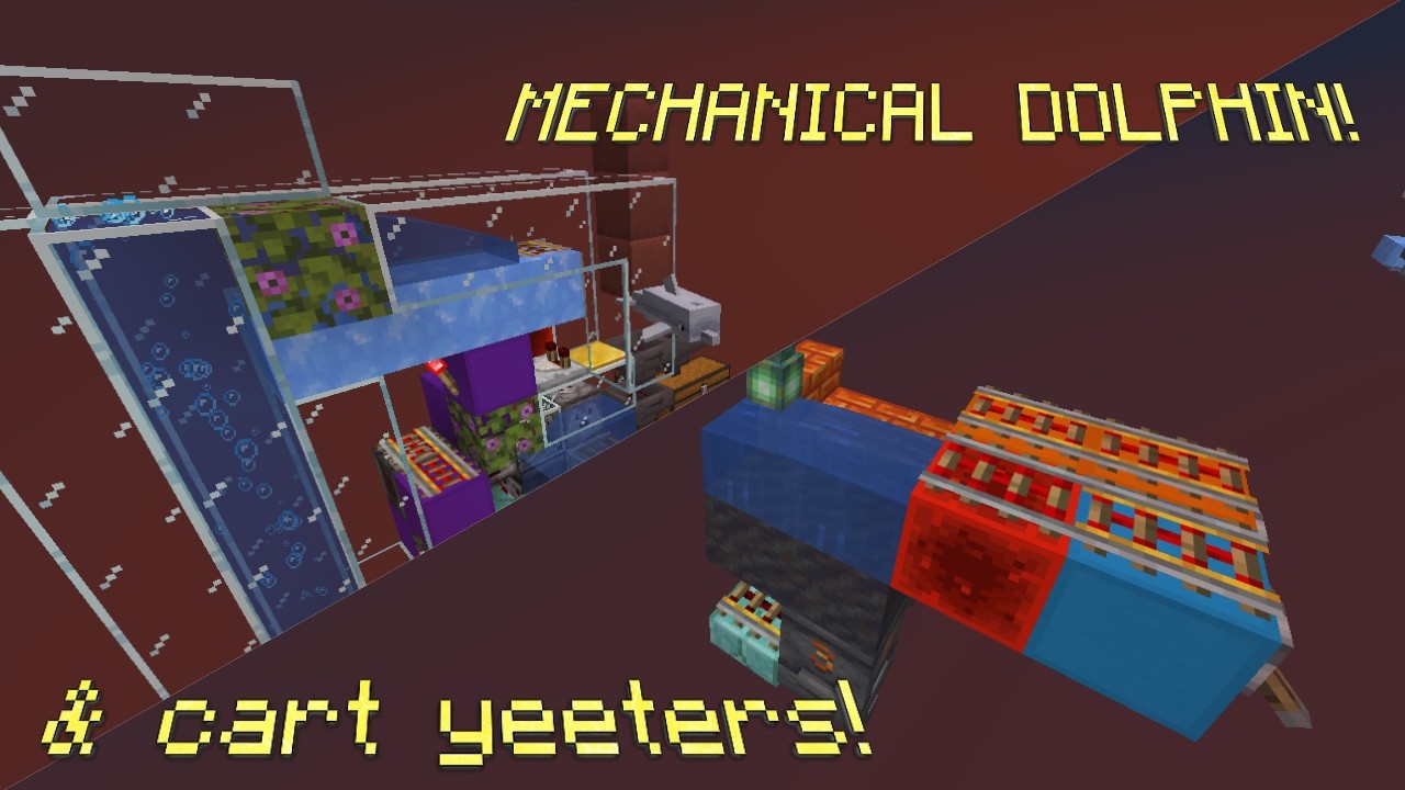 A Mechanical Dolphin? And - a solution for 1w cart yeeters!