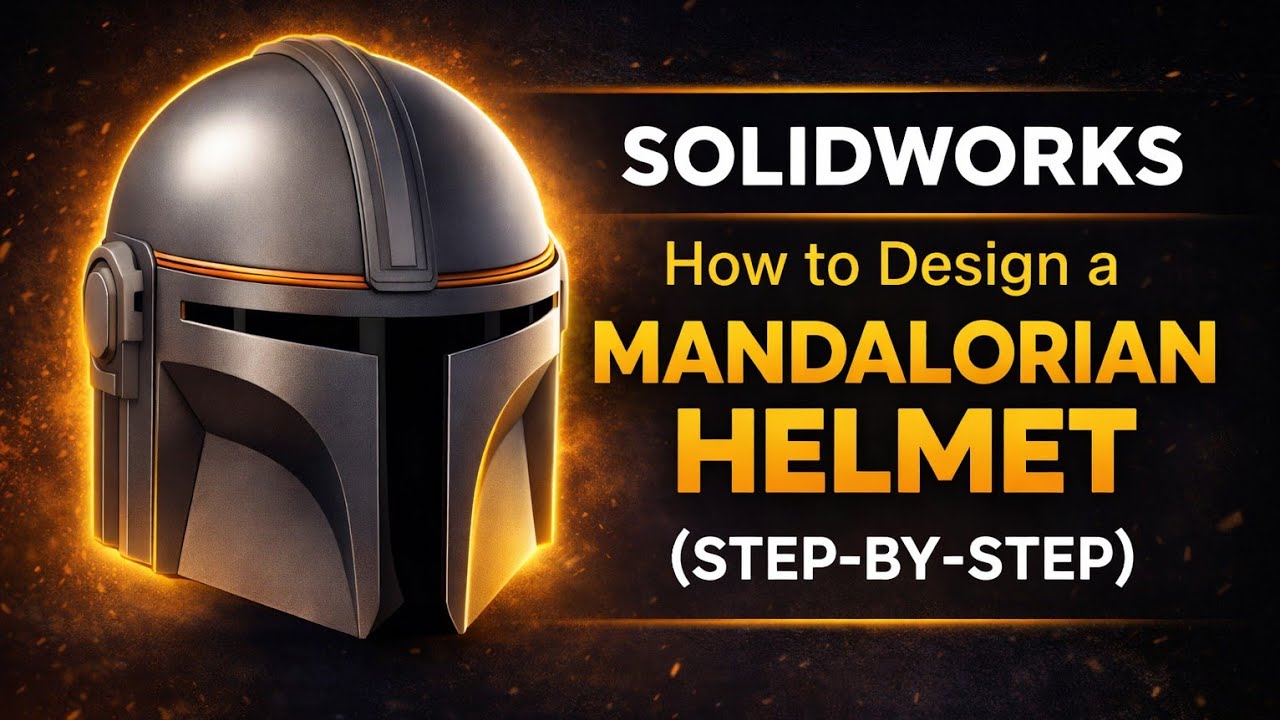 Создание Mандалорец шлема в Solidworks — руководство по работе с Solidworks Surfaces Future