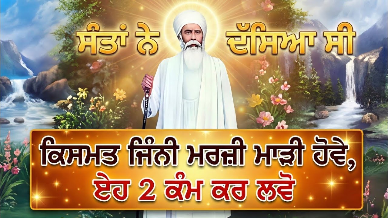 ਸੰਤਾਂ ਨੇ ਦੱਸਿਆ ਸੀ ਕਿਸਮਤ ਜਿੰਨੀ ਮਰਜ਼ੀ ਮਾੜੀ ਹੋਵੇ ਏਹ 2 ਕੰਮ ਕਰ ਲਵੋ || ਬਾਬਾ ਨੰਦ ਸਿੰਘ ਜੀ || Katha Vichar