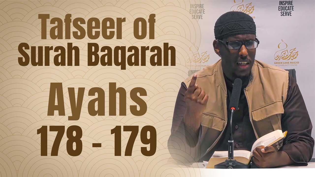 36: Тафсир суры аль-Бакара (стихи 178-179) – Шейх Мустафа Абу Райан